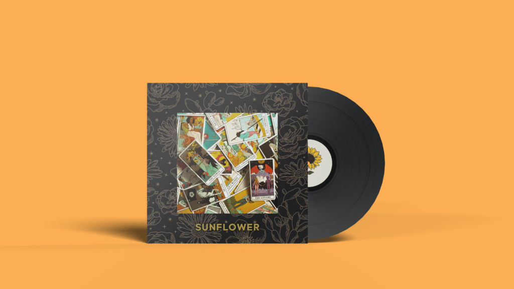 Pochette vinyle musique Sunflower