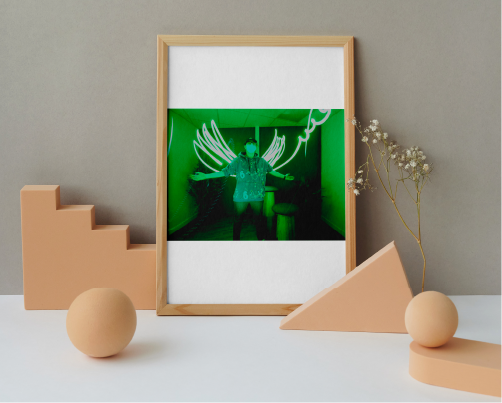 Conceptrice multimédia Rouen - Photo light painting 1